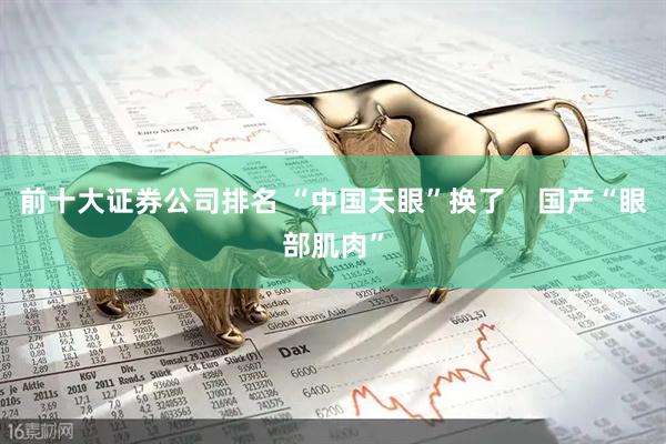 前十大证券公司排名 “中国天眼”换了    国产“眼部肌肉”